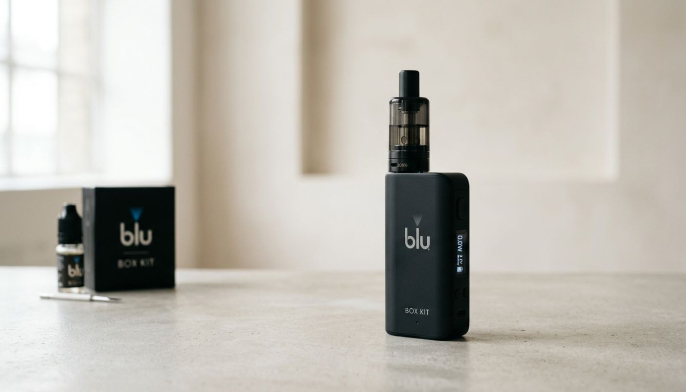 Blu box kit : une cigarette électronique au format carré et structuré